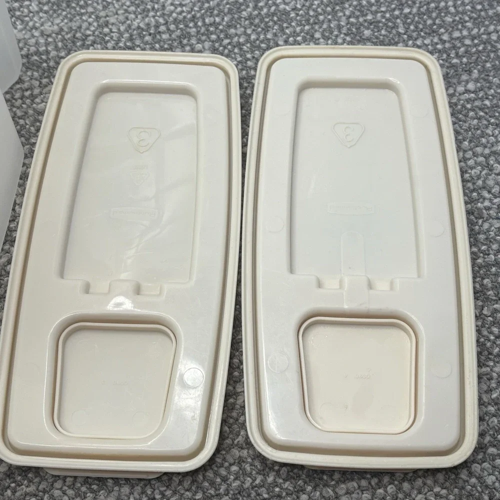 Vintage Rubbermaid‎ Servin Saver 13 Cup Storage Pouring Container Set Of 2